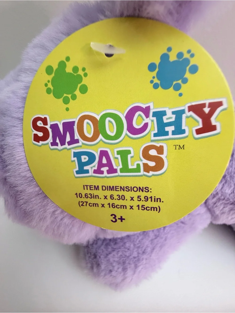 Smoochy Pals Purple Bunny Hoodie Plush 9.5